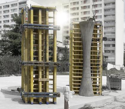 Formwork customised for children's playground