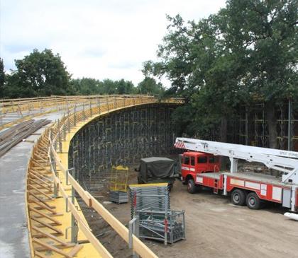 Stadium in Nagyerdő Woodlands of Debrecen