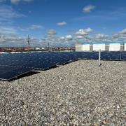 Solar panels installed on Calgary facility